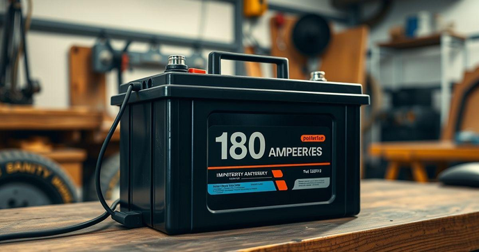 Bateria 180 Amperes: Veja Tudo que Você Precisa Saber