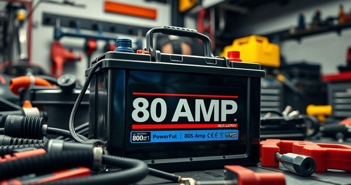 Bateria 80 Amperes: Potência, Durabilidade e mais!