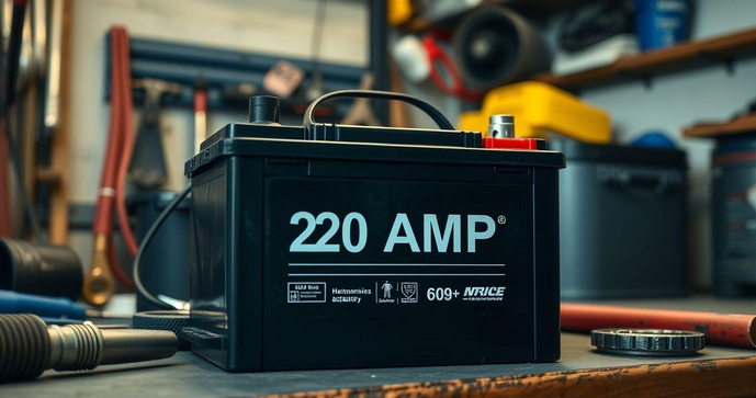 Bateria 220 Amperes: O Que Você Precisa Saber para Escolher a Ideal